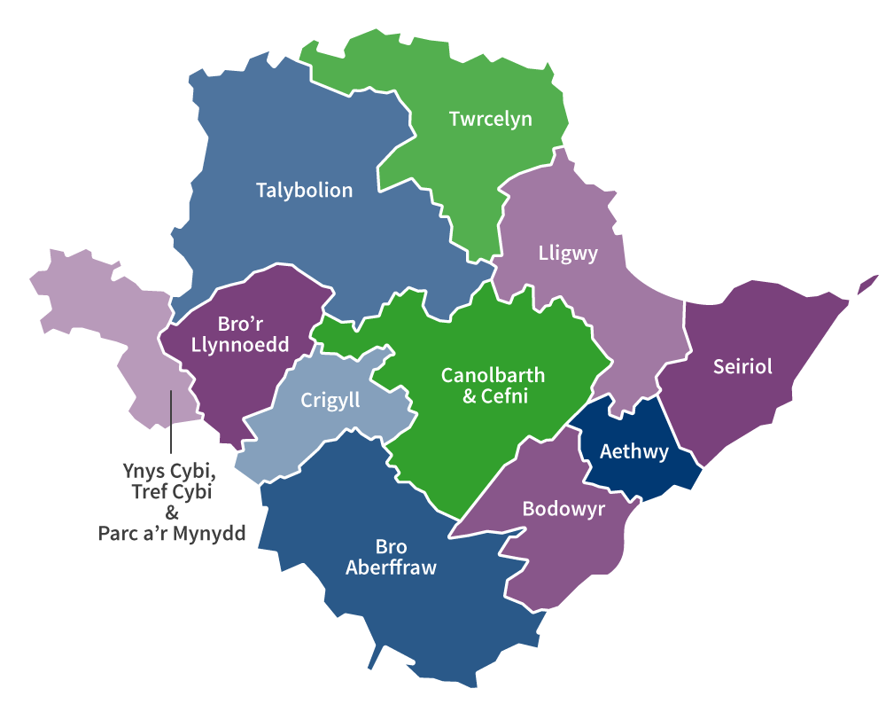 Anglesey map