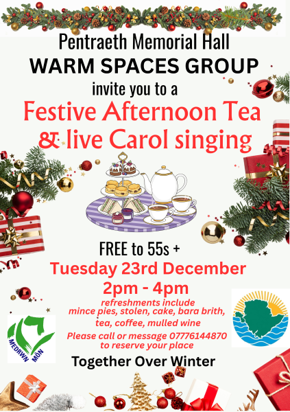 Festive Afternoon Tea and Carol singing